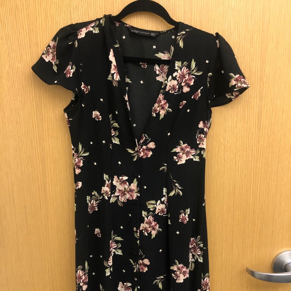 Zara Floral Maxi Dress